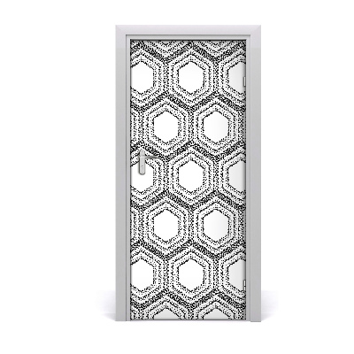 Fototapeta na dveře geometrické pozadí
