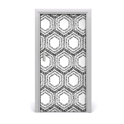 Fototapeta na dveře geometrické pozadí