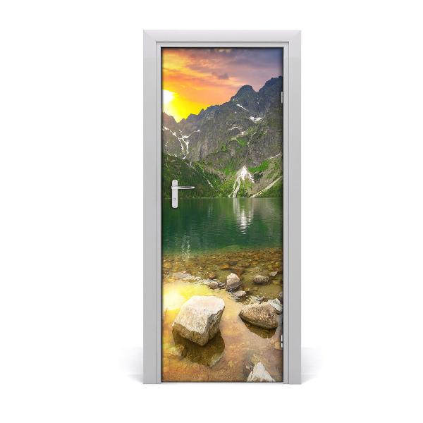 Fototapeta na dveře samolepící Mořské oko Tatry