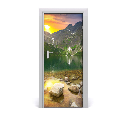 Fototapeta na dveře samolepící Mořské oko Tatry