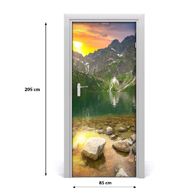 Fototapeta na dveře samolepící Mořské oko Tatry