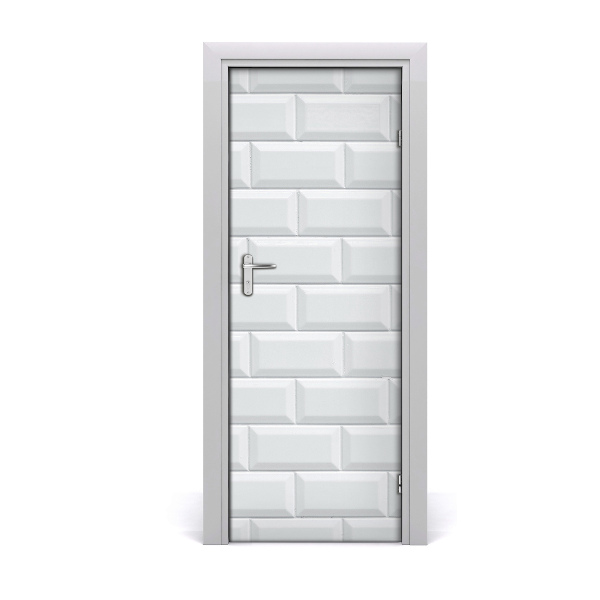 Fototapeta na dveře keramická stěna