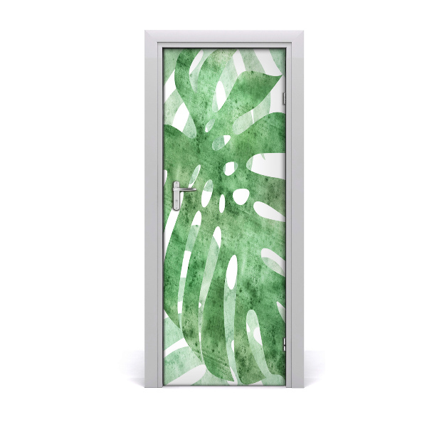 Samolepící fototapeta na dveře Monstera