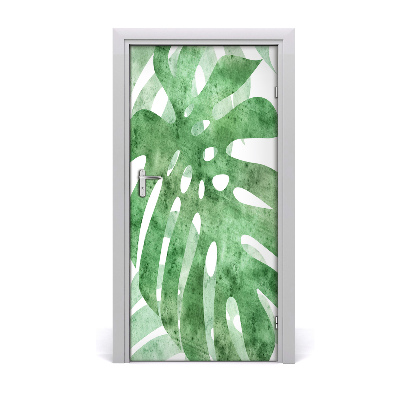 Samolepící fototapeta na dveře Monstera