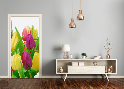Fototapeta na dveře Květy tulipány