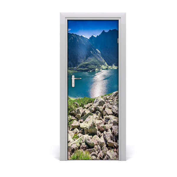 Fototapeta na dveře samolepící Černá stav Tatry
