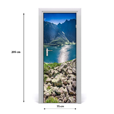 Fototapeta na dveře samolepící Černá stav Tatry