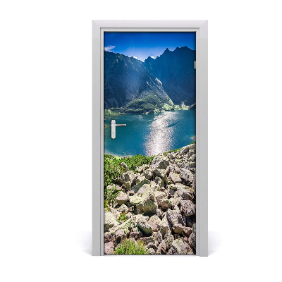 Fototapeta na dveře samolepící Černá stav Tatry
