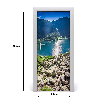 Fototapeta na dveře samolepící Černá stav Tatry