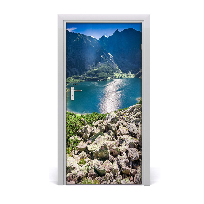 Fototapeta na dveře samolepící Černá stav Tatry