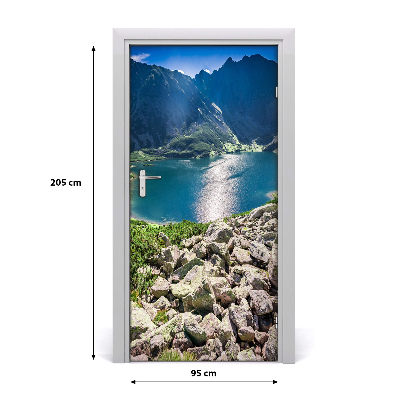 Fototapeta na dveře samolepící Černá stav Tatry