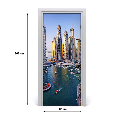 Fototapeta samolepící na dveře Dubaj záliv