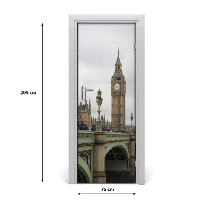 Fototapeta samolepící na dveře Big Ben Londýn