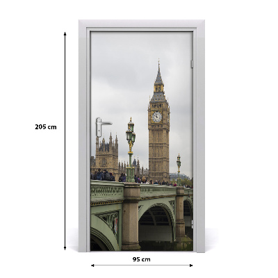 Fototapeta samolepící na dveře Big Ben Londýn