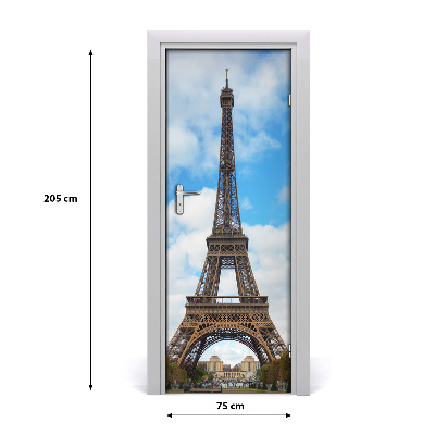 Fototapeta samolepící na dveře Eiffelova věž