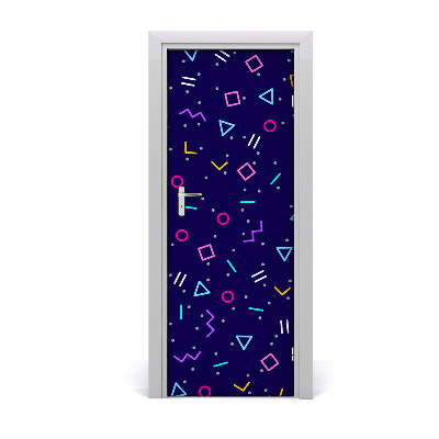 Fototapeta na dveře geometrické pozadí