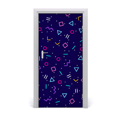 Fototapeta na dveře geometrické pozadí