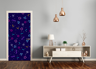 Fototapeta na dveře geometrické pozadí