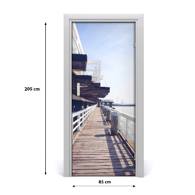 Fototapeta samolepící na dveře Molo Sopot