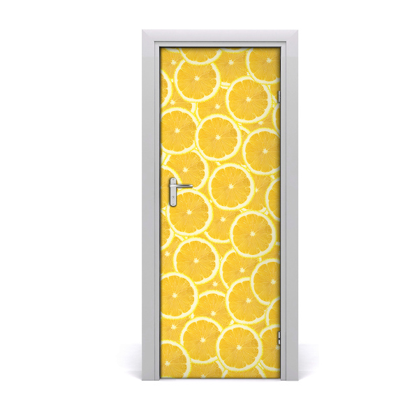 Fototapeta na dveře do domu samolepící citrony