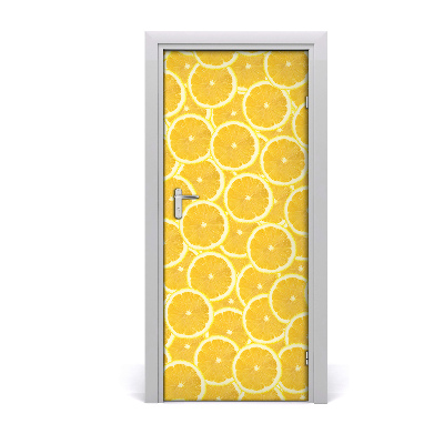 Fototapeta na dveře do domu samolepící citrony