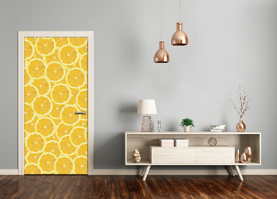 Fototapeta na dveře do domu samolepící citrony