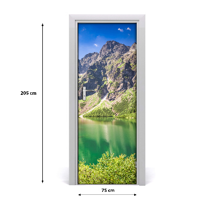 Fototapeta na dveře samolepící Mořské oko Tatry