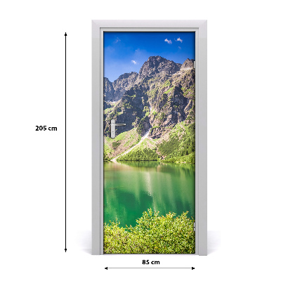 Fototapeta na dveře samolepící Mořské oko Tatry
