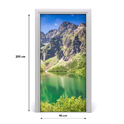 Fototapeta na dveře samolepící Mořské oko Tatry