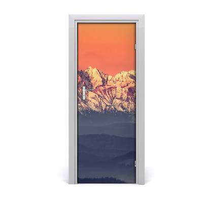 Fototapeta na dveře samolepící Panorama Tatry