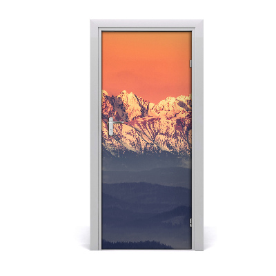 Fototapeta na dveře samolepící Panorama Tatry