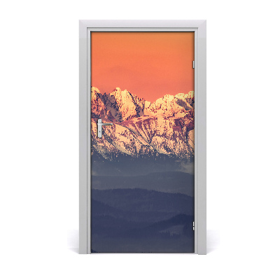 Fototapeta na dveře samolepící Panorama Tatry