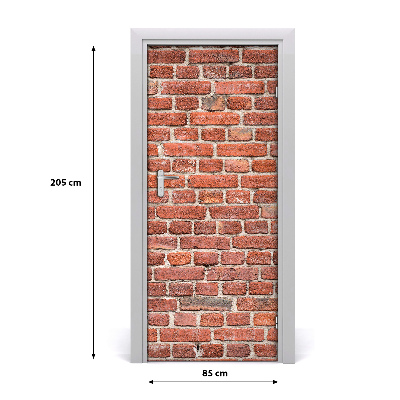 Fototapeta na dveře cihlová stěna