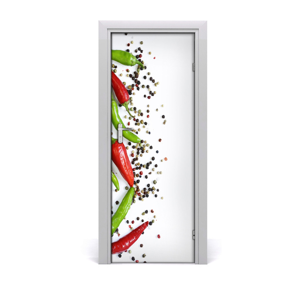 Fototapeta na dveře samolepící chilli