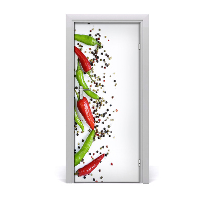 Fototapeta na dveře samolepící chilli