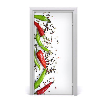 Fototapeta na dveře samolepící chilli