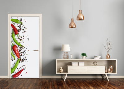 Fototapeta na dveře samolepící chilli