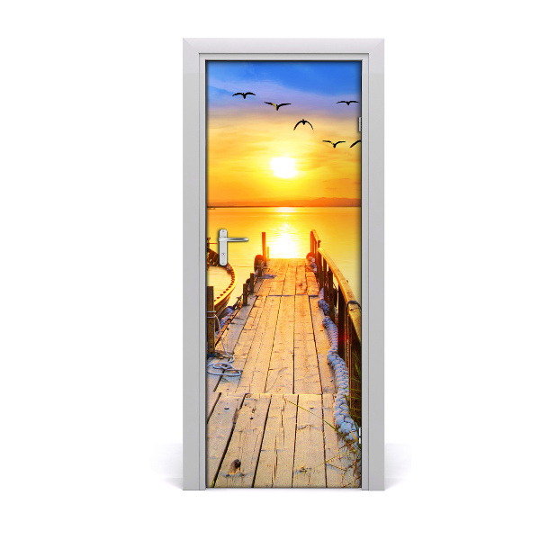 Fototapeta na dveře jezero