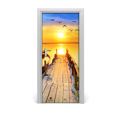 Fototapeta na dveře jezero