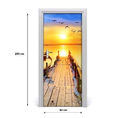 Fototapeta na dveře jezero