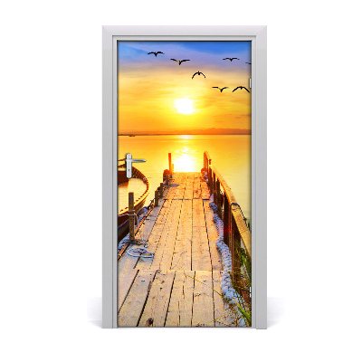 Fototapeta na dveře jezero