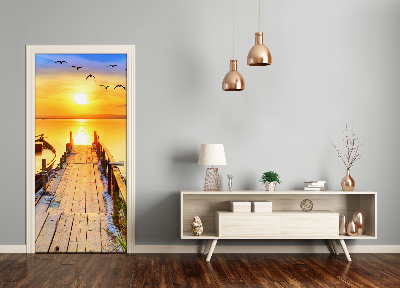 Fototapeta na dveře jezero