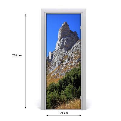 Fototapeta na dveře malý Giewont Tatry