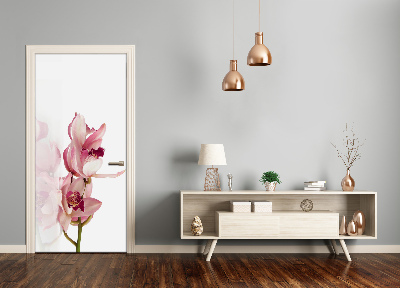 Fototapeta na dveře Růžová orchidej