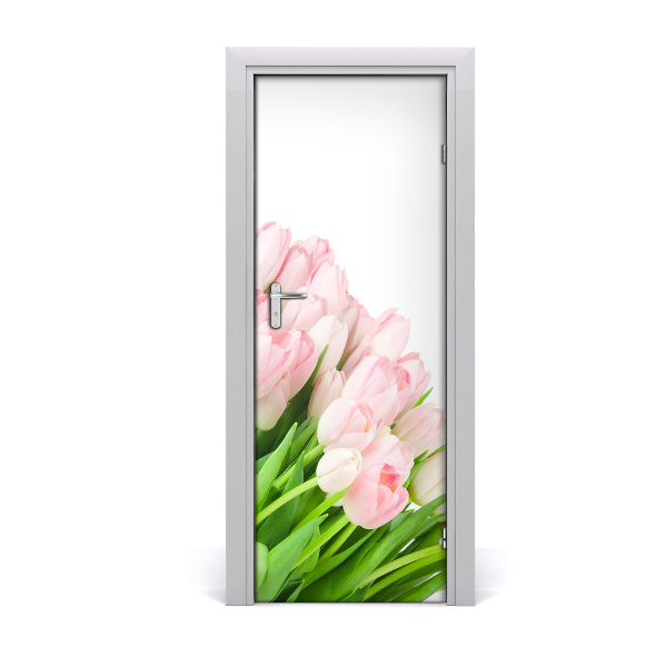 Fototapeta na dveře Růžové tulipány