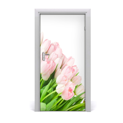 Fototapeta na dveře Růžové tulipány
