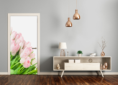Fototapeta na dveře Růžové tulipány