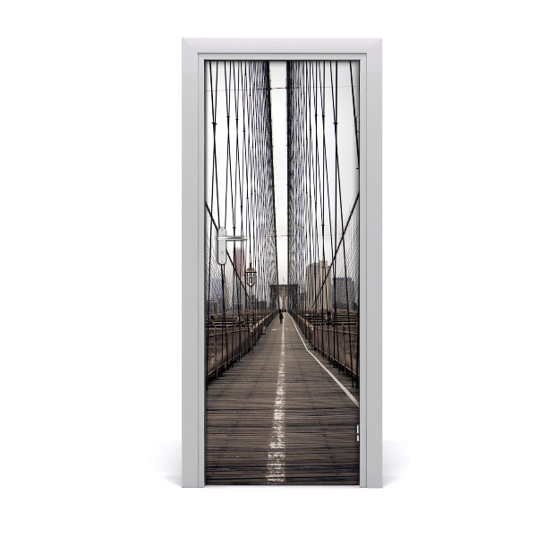 Fototapeta samolepící na dveře Brooklyn most
