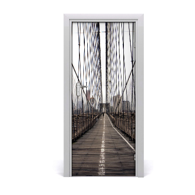 Fototapeta samolepící na dveře Brooklyn most