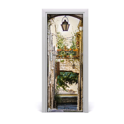 Fototapeta samolepící dveře staré město